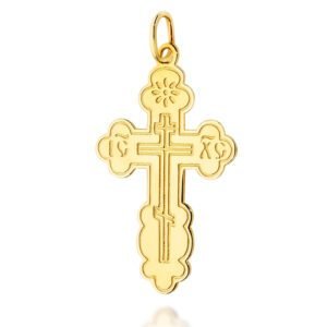 Złoty krzyż prawosławny